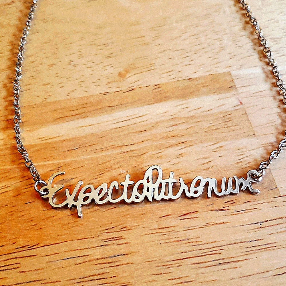 Harry Potter Spell Gold Necklace